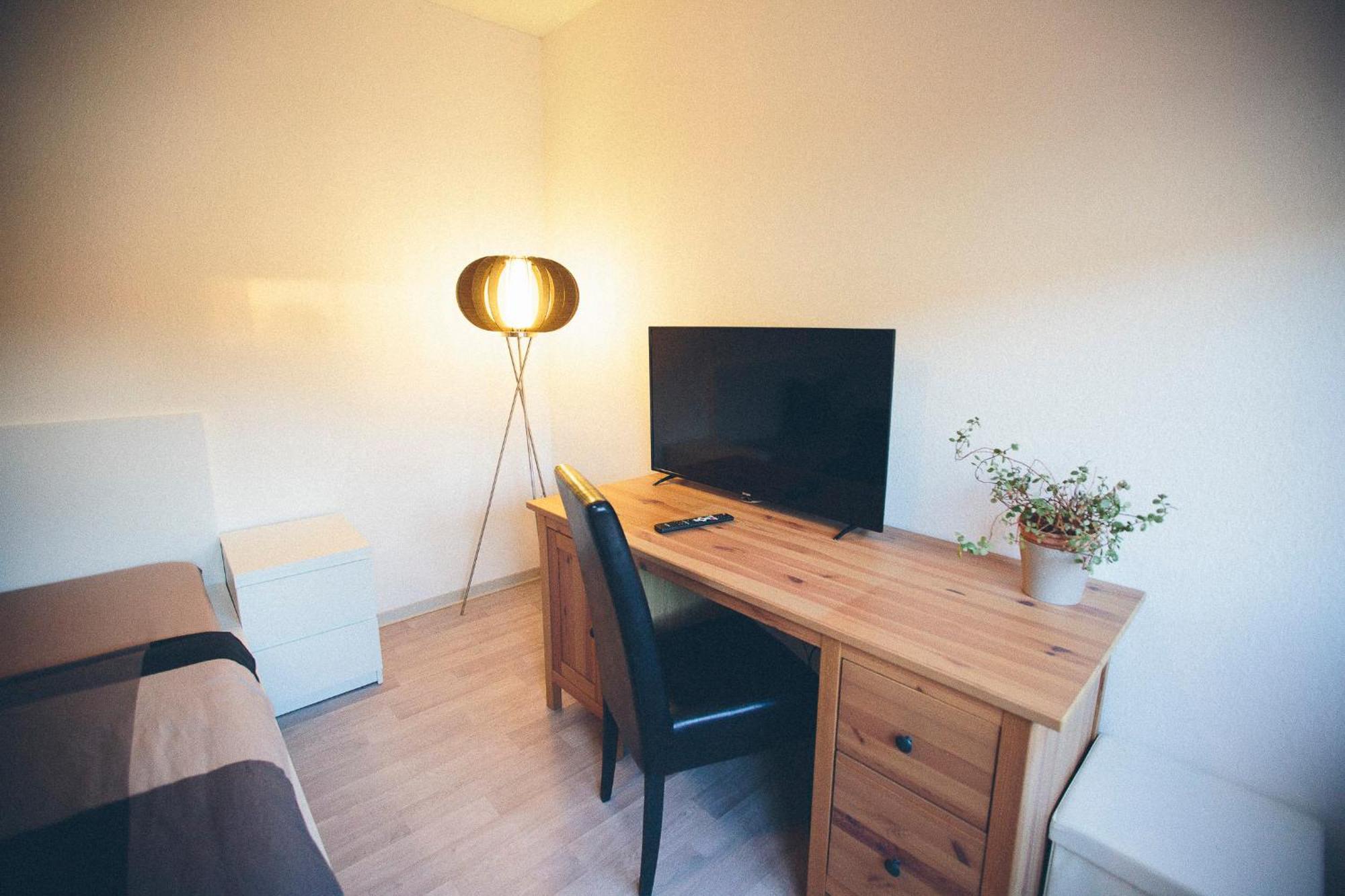 Grosse & Voll Ausgestattete Apartments, Studios, Doppelzimmer, Workspace, Parkplatz, Netflix, Prime & Schnelles Wifi In Ruhiger Lage Mit Garten Rudolstadt Extérieur photo